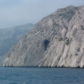 Grotte dans les falaises calanque